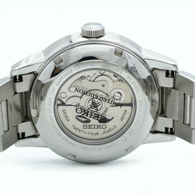 Seiko Prospex 6R35-01P0 藍色錶盤男士手錶-5