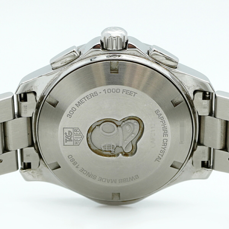 TAG Heuer Aquaracer CAP2112 海軍藍錶盤男士手錶-4
