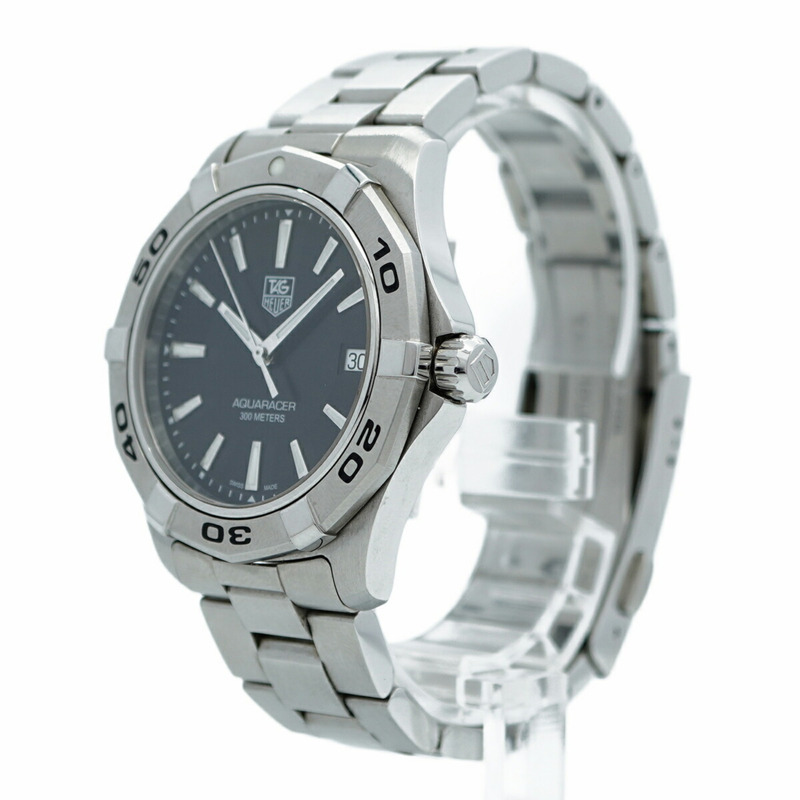 Tag Heuer Aquaracer WAP1110 黑色錶盤男士手錶-2