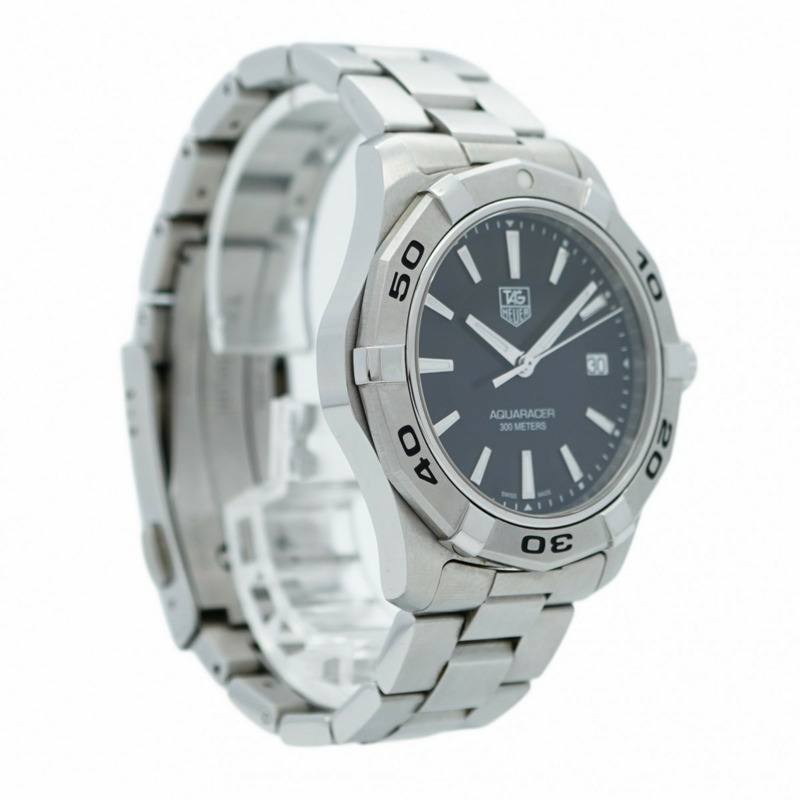 Tag Heuer Aquaracer WAP1110 黑色錶盤男士手錶-3
