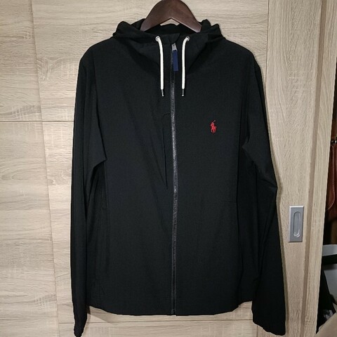 Polo Ralph Lauren 黑色 運動外套 連帽外套 男M