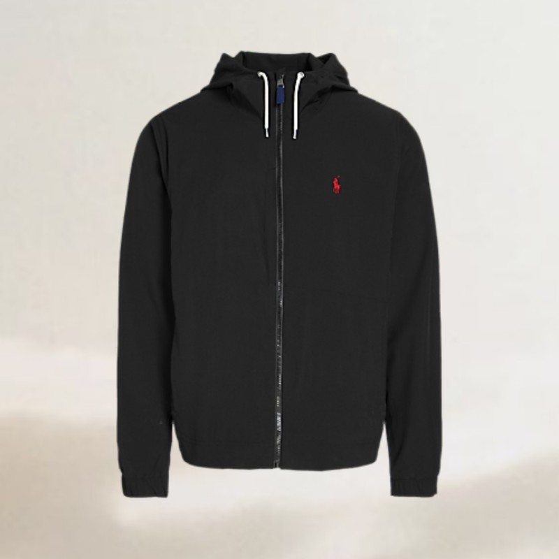 Polo Ralph Lauren 黑色 運動外套 連帽外套 男M-1
