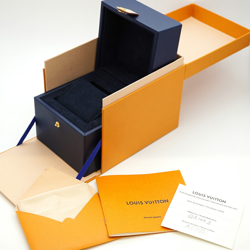 Louis Vuitton Tambour QA145 男士黑色錶盤手錶-1