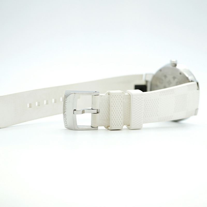 Louis Vuitton Tambour QA145 男士黑色錶盤手錶-4