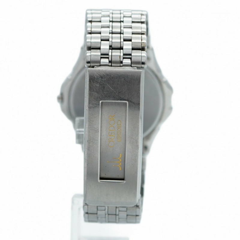 精工 Credor 8J81-6A20 灰色錶盤男士手錶-7