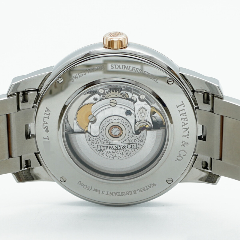Tiffany Atlas Dome Z1810.68.13A21A00A 銀色錶盤男士手錶-5