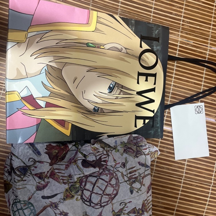 Loewe x howl‘s moving castle 哈爾移動城堡系列  卡西火黑色 T shirt-4