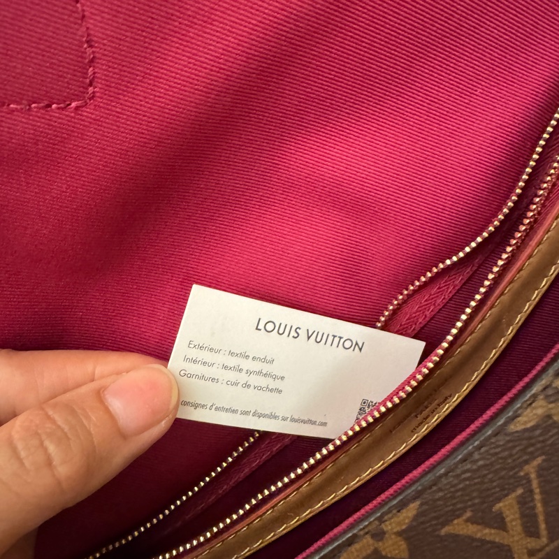 Louis Vuitton Diane M45985 法棍包 年輕搶眼粉色揹帶-7
