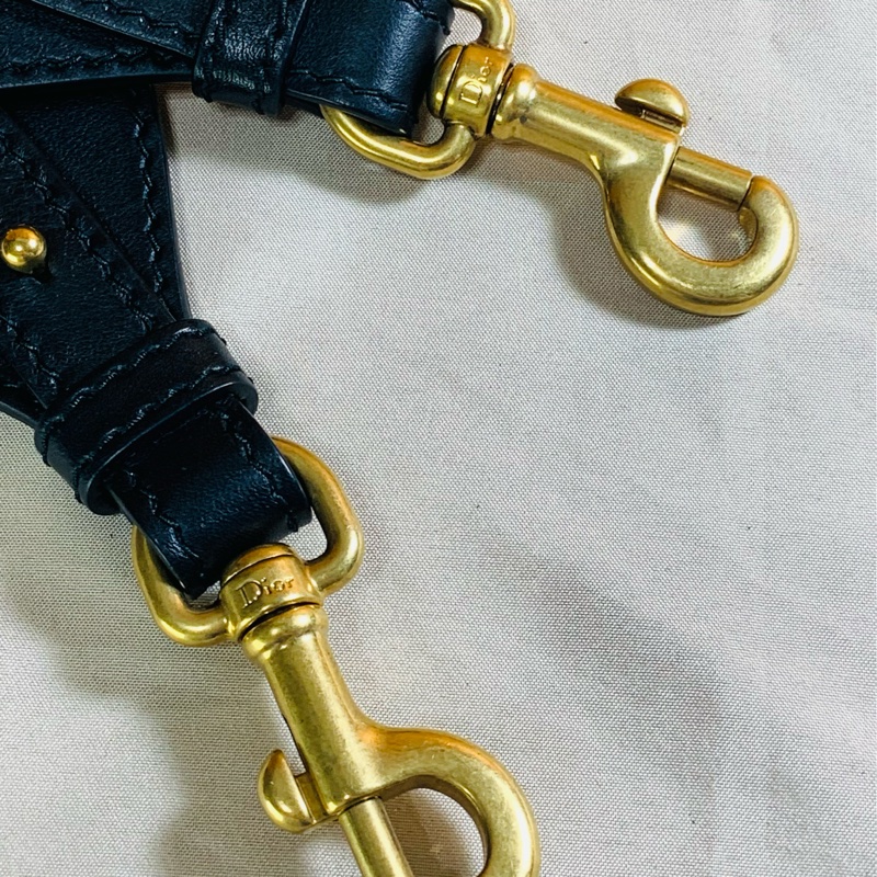 ‼️全台最甜 近新美品 Dior 迪奧 Christian dior 重工寬肩背/背帶 秀款-4