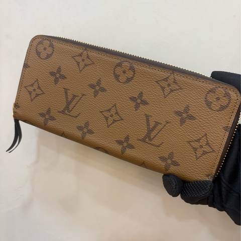 LV 焦糖色拉鏈長夾