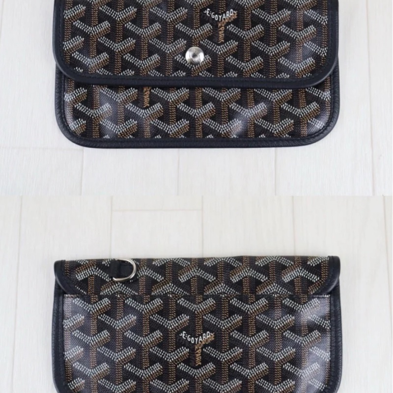 「JL精品代購」 97新 Goyard tote 黑色托特包 GM有子袋-8