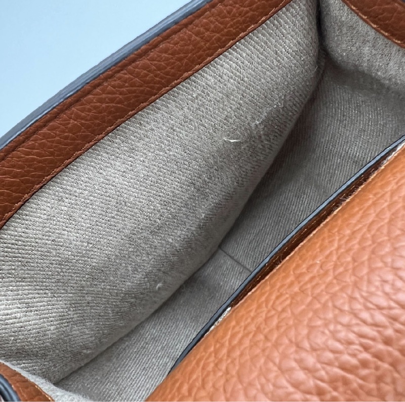「JL精品代購」 9新 Chloe Marcie Small Saddle Bag 小款 肩背包 馬鞍包 Tan 棕褐色-12