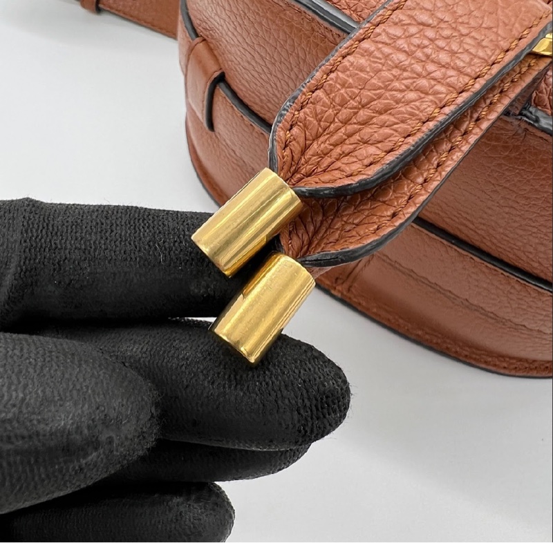 「JL精品代購」 9新 Chloe Marcie Small Saddle Bag 小款 肩背包 馬鞍包 Tan 棕褐色-14