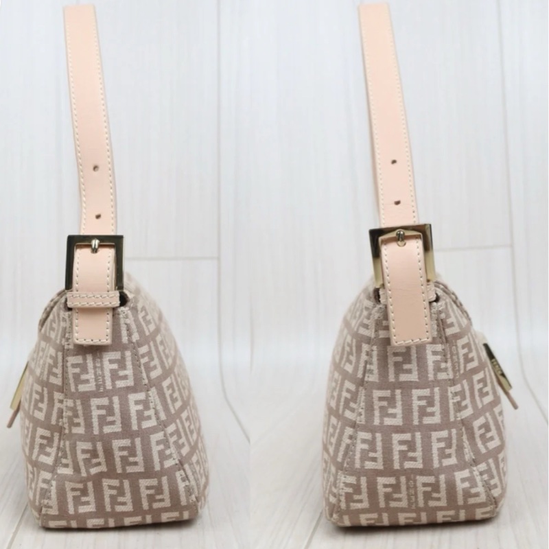 「JL精品代購」 97新 FENDI 粉金法棍-3