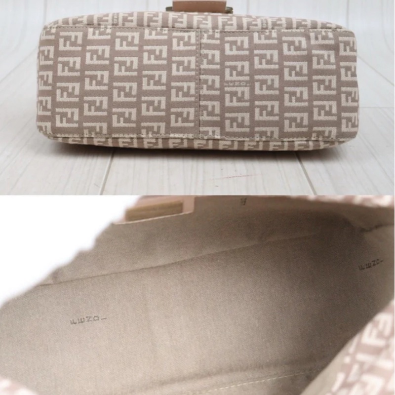 「JL精品代購」 97新 FENDI 粉金法棍-5