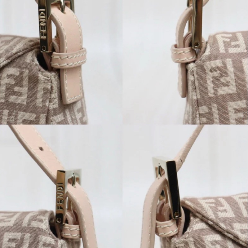 「JL精品代購」 97新 FENDI 粉金法棍-6