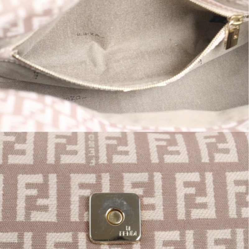 「JL精品代購」 97新 FENDI 粉金法棍-9