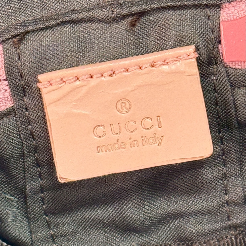 Guuci粉紅小水桶包-7