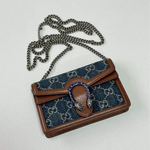 Gucci牛仔迷你酒神