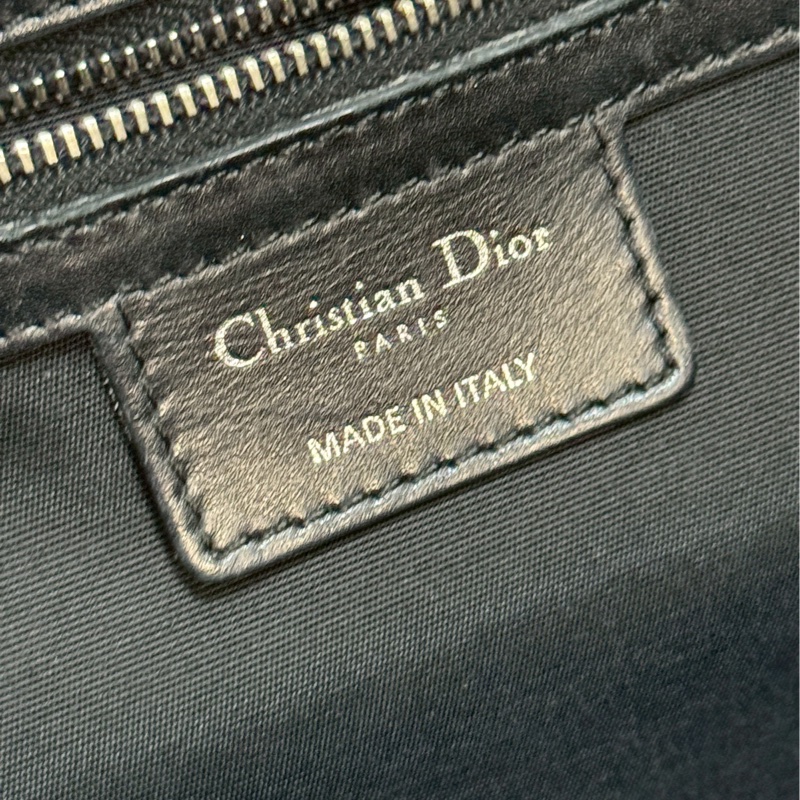 Dior黑銀托特包-8