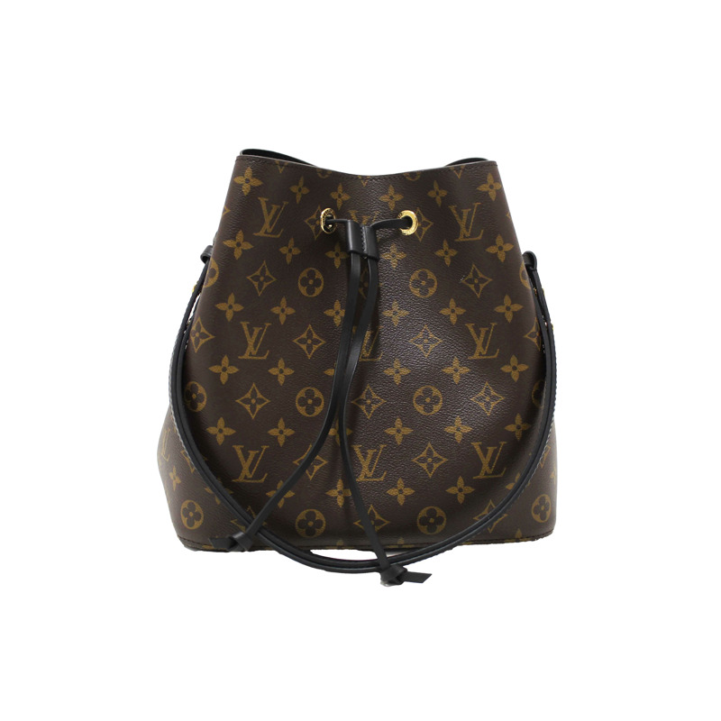 Louis Vuitton Classic Monogram Black NeoNoe Shoulder Bag-0