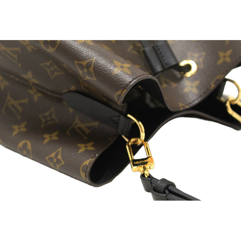 Louis Vuitton Classic Monogram Black NeoNoe Shoulder Bag-14