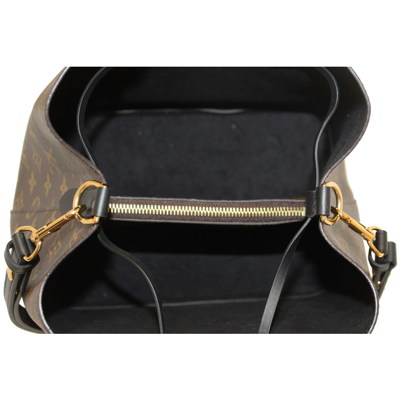 Louis Vuitton Classic Monogram Black NeoNoe Shoulder Bag-16