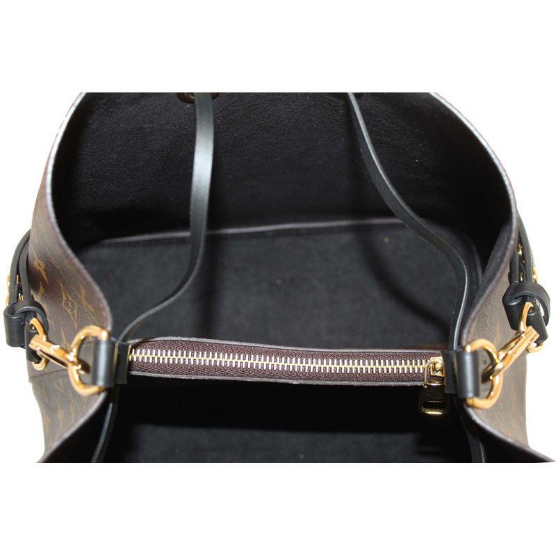 Louis Vuitton Classic Monogram Black NeoNoe Shoulder Bag-18