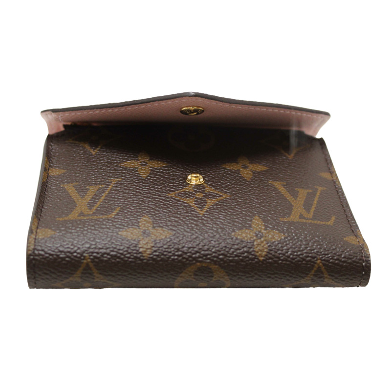 Louis Vuitton Classic Monogram Rose Ballerine Pink Victorine Wallet-3