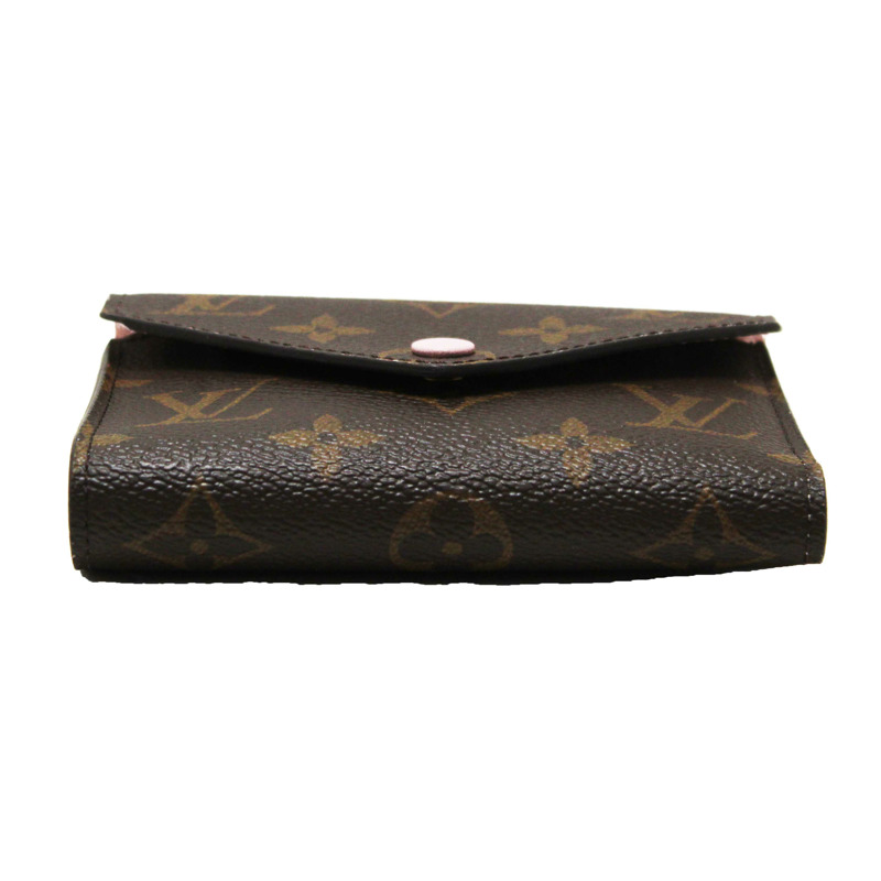 Louis Vuitton Classic Monogram Rose Ballerine Pink Victorine Wallet-8