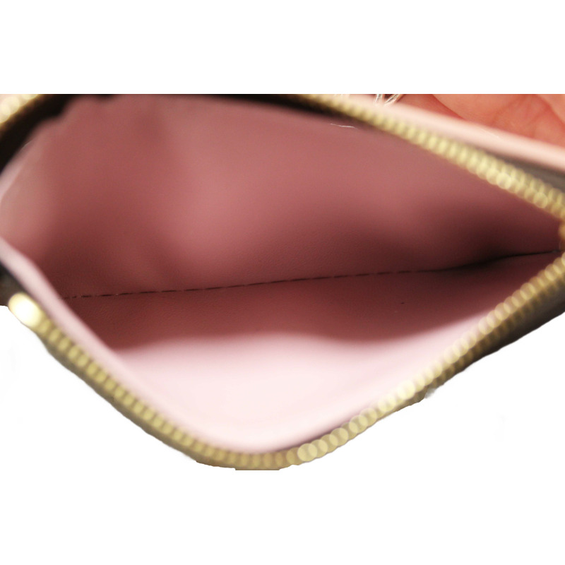Louis Vuitton Classic Monogram Rose Ballerine Pink Victorine Wallet-16