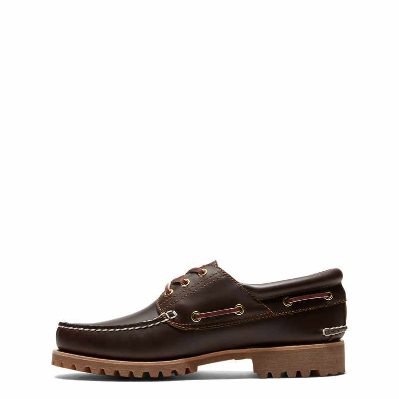 Timberland - 3-Eye Brown Boat Shoe - TB030003 - BROWN | size: 11-1