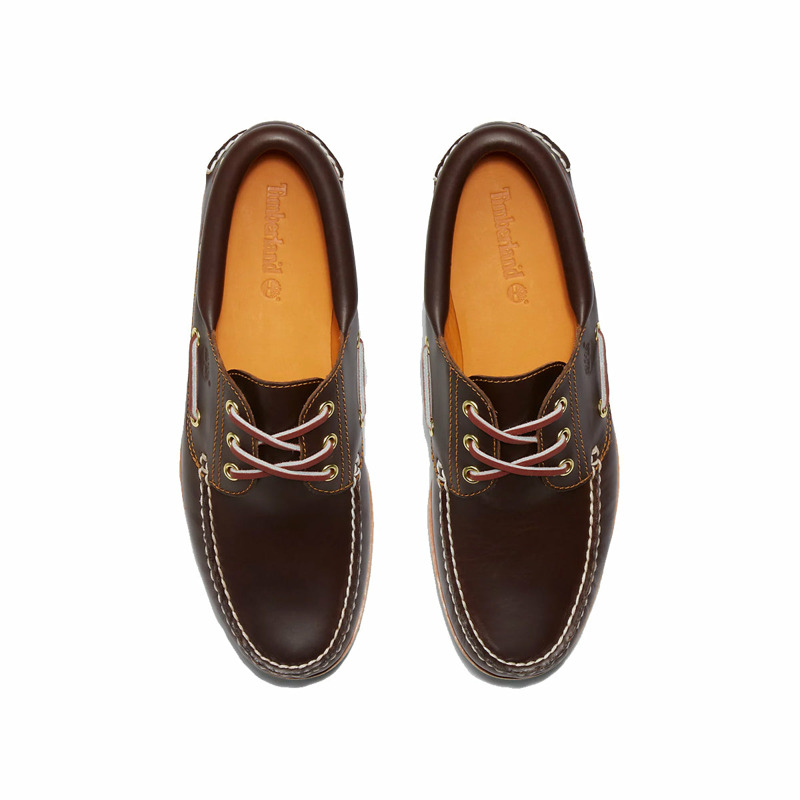 Timberland - 3-Eye Brown Boat Shoe - TB030003 - BROWN | size: 11-4