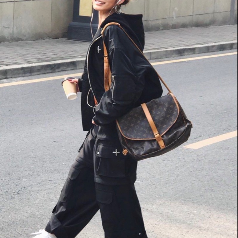 Louis Vuitton 雙子星 中號肩背斜背包 整體很新 98新配件塵袋-8