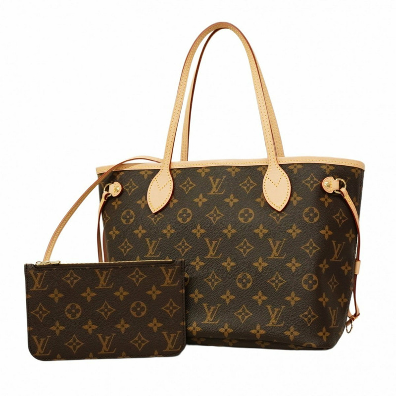 Louis Vuitton Monogram Neverfull PM 托特包 M46979 棕色 女款-0