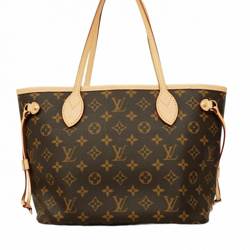 Louis Vuitton Monogram Neverfull PM 托特包 M46979 棕色 女款-11