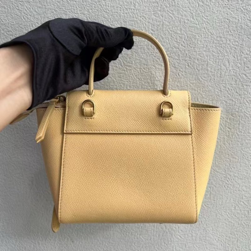 Celine 鯰魚包pico 小雞黃 99新配件塵袋-6