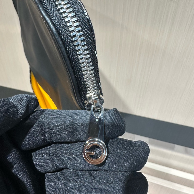 Goyard/戈雅 SAINTE-MARIE 老花满印黑色手拿包 两面可折叠-2