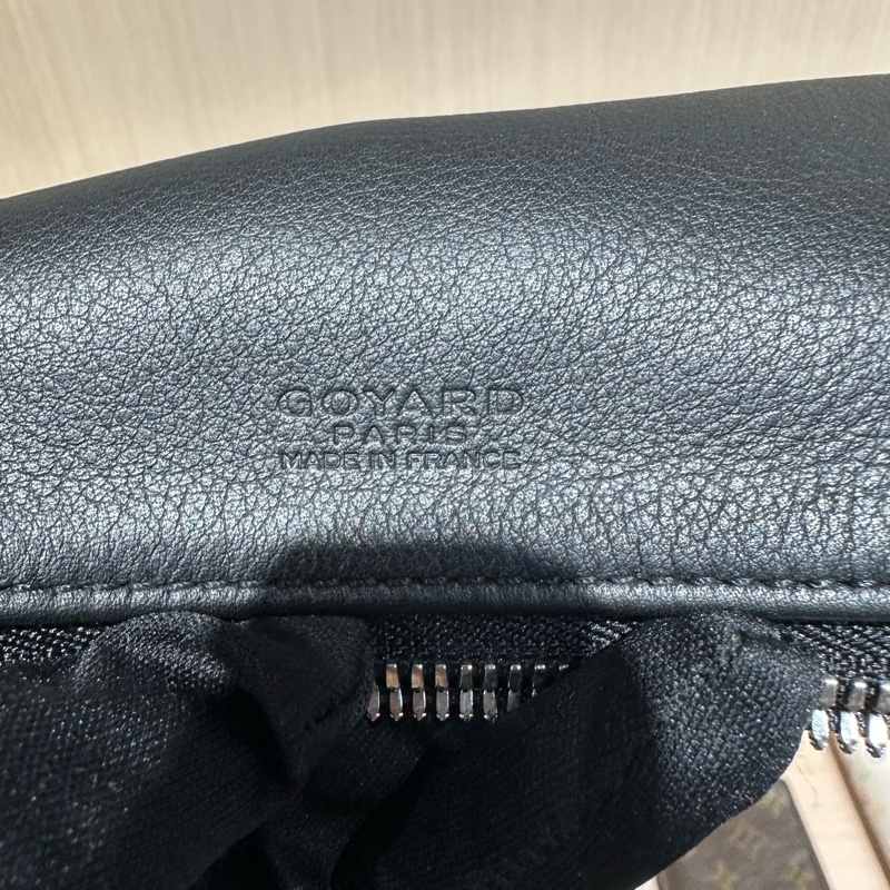 Goyard/戈雅 SAINTE-MARIE 老花满印黑色手拿包 两面可折叠-4