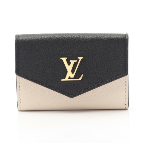LOUIS VUITTON Portefeuille Rock Mini 三折皮夾 皮夾 M80984 皮革 黑色