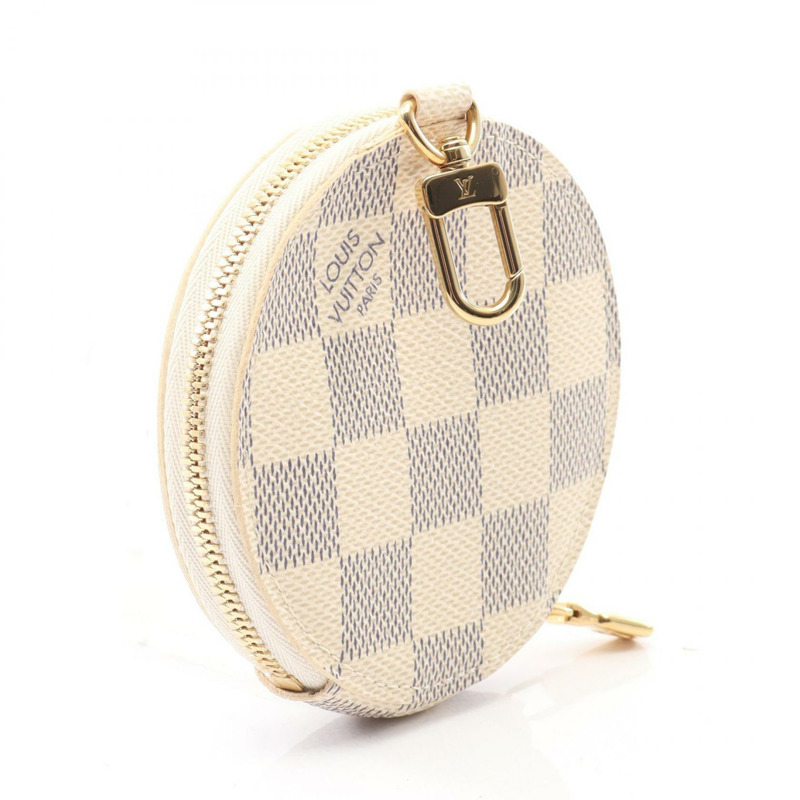 路易威登 Porte monnaie Rond 零錢包錢包 N60493 Damier Azur Vivienne-1
