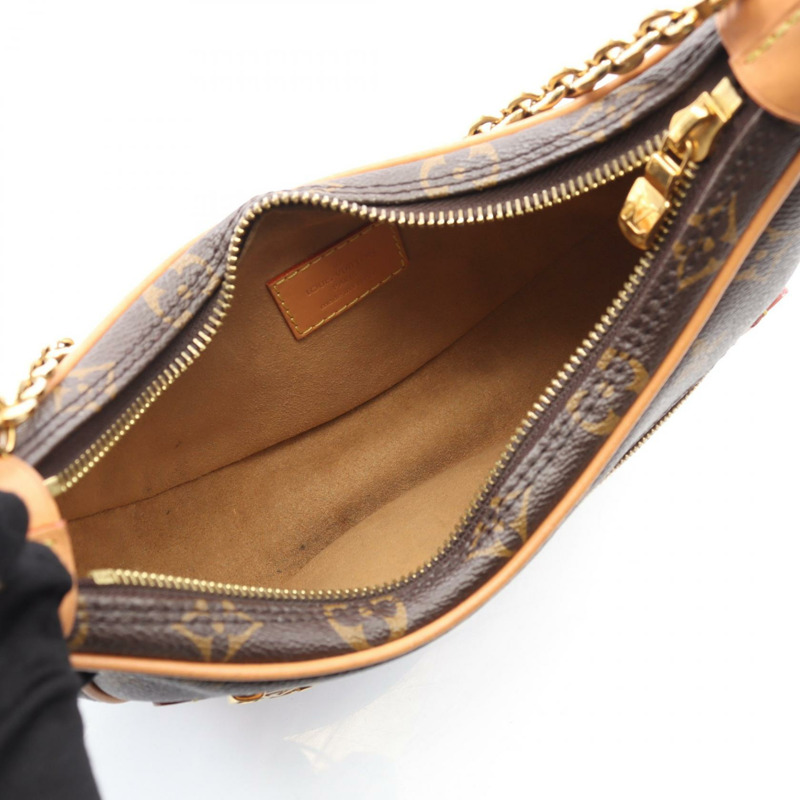 LOUIS VUITTON 環鏈單肩包 手提包 M81098 字母帆布 二手 女士 LV-2