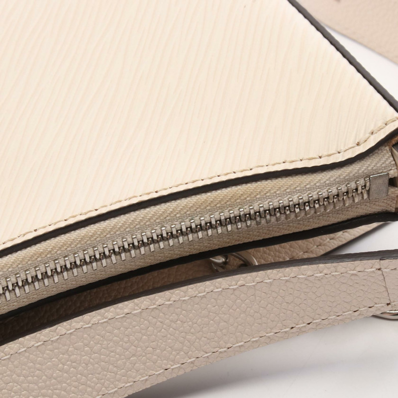 LOUIS VUITTON Marelle 單肩斜背包 M80688 Epi 皮革米色二手-6