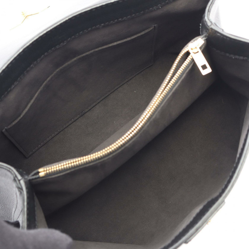 LOUIS VUITTON Very 單肩包 M51989 Monogram Shadow 皮革黑色二手 LV-2