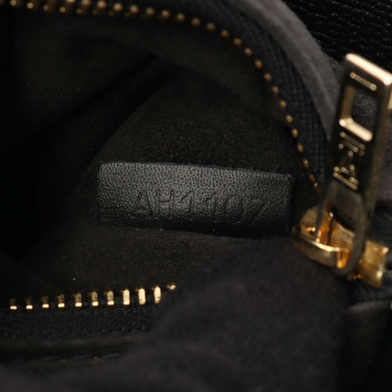 LOUIS VUITTON Very 單肩包 M51989 Monogram Shadow 皮革黑色二手 LV-4