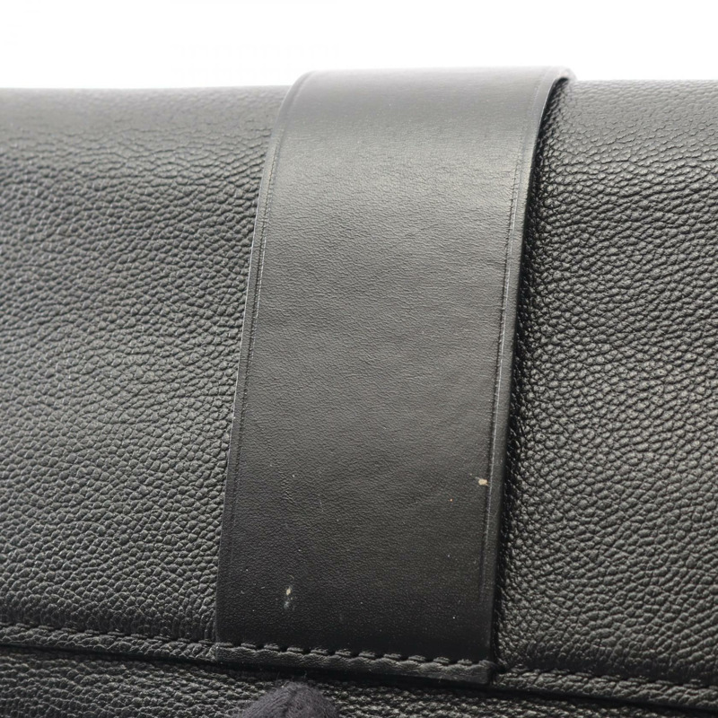 LOUIS VUITTON Very 單肩包 M51989 Monogram Shadow 皮革黑色二手 LV-6