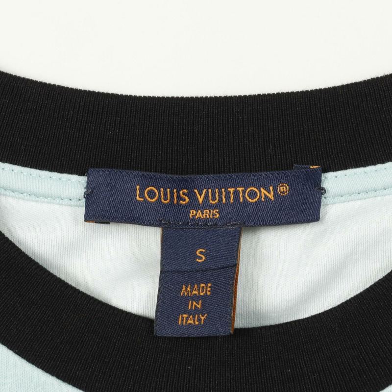 LOUIS VUITTON LV 鴨子 T 卹 S 碼 RW242WW MRV FRTS42 棉質綠色二手女款-2