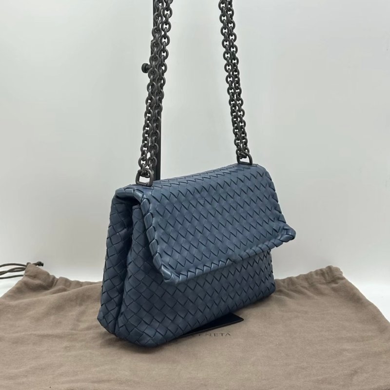 BV olimpia經典編織肩背斜背包 24*17*9 98新配件塵袋-1