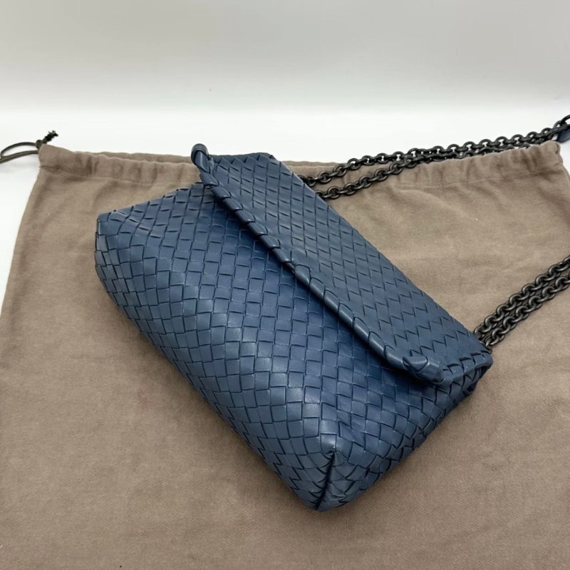 BV olimpia經典編織肩背斜背包 24*17*9 98新配件塵袋-2