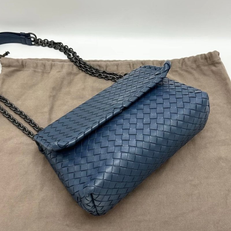 BV olimpia經典編織肩背斜背包 24*17*9 98新配件塵袋-4